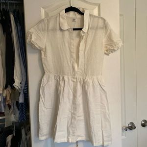 Sunday Best Linen & Cotton Mini Dress
